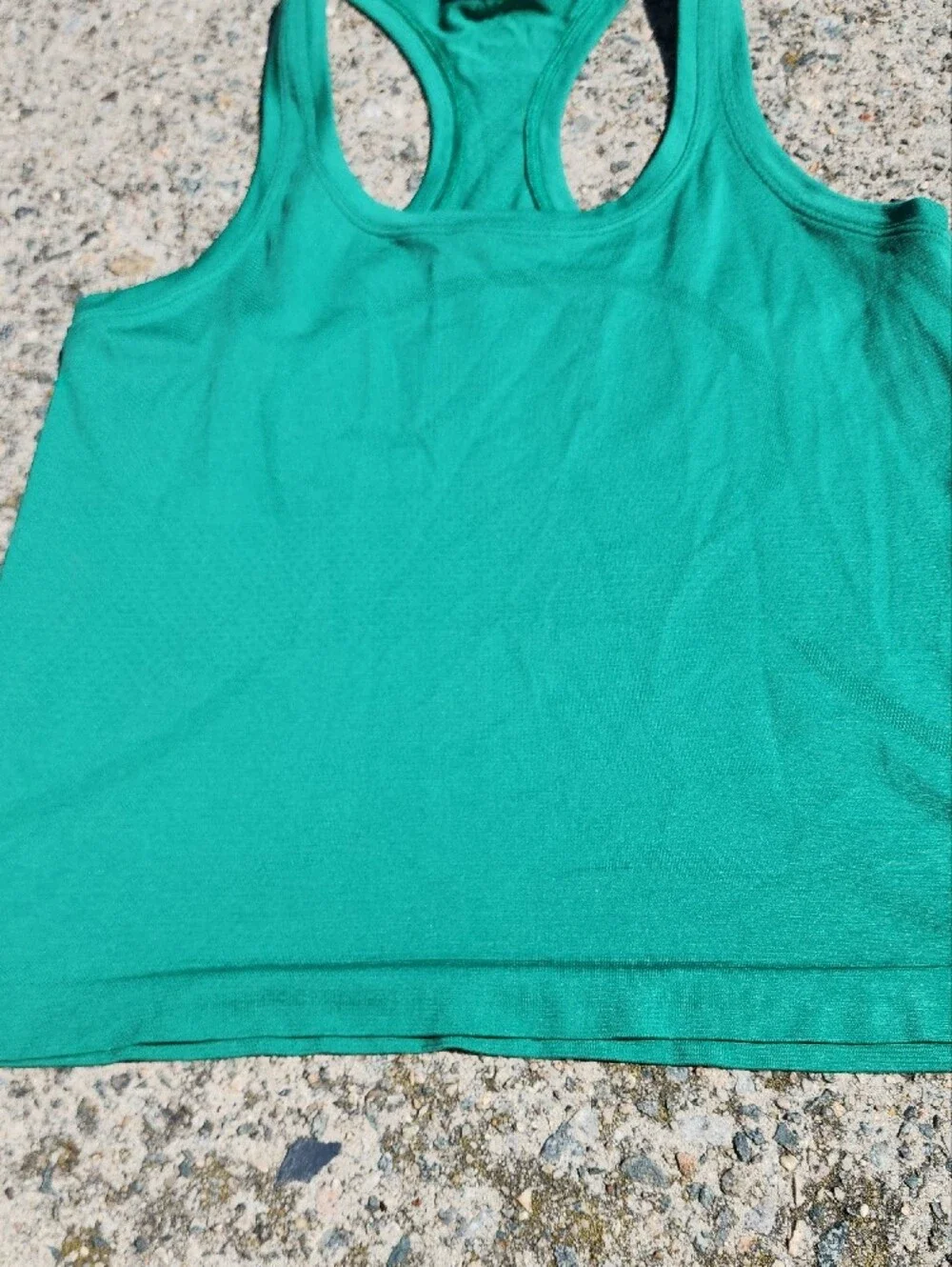 lululemon athletica Swiftly Tech Teal Green Racerback Fitness Tank Top sz 6